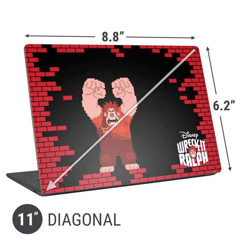 Disney Wreck-it Ralph Vintage Arcade Universal Laptop 11in (8.8 x 6.2in) Skin